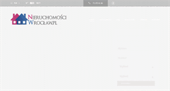 Desktop Screenshot of nieruchomosciwroclaw.pl
